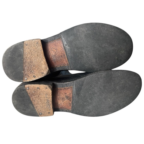 Rag & Bone Black Leather Dartford Chelsea Boots, Size 38 - Picture 7 of 9